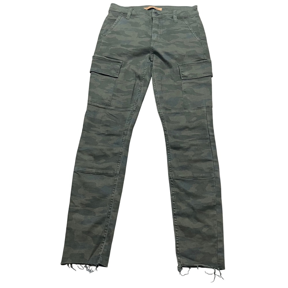 Joe's Jeans Women’s Camouflage Cargo Pants - Olive Green